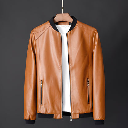 Jeremy - Giacca biker elegante in pelle per uomini