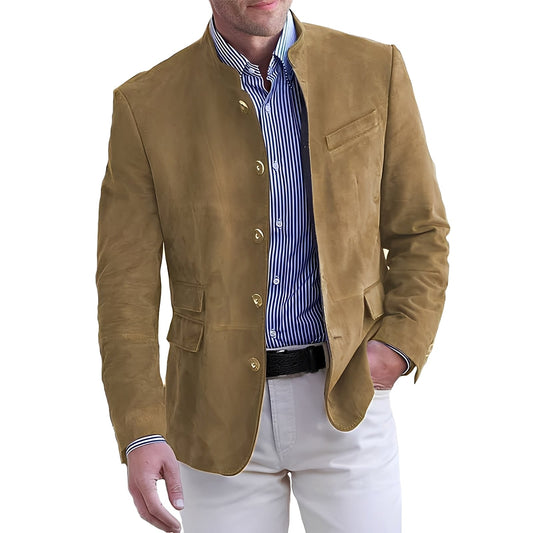 Geoffrey - Giacca uomo con bottoni, stile casual