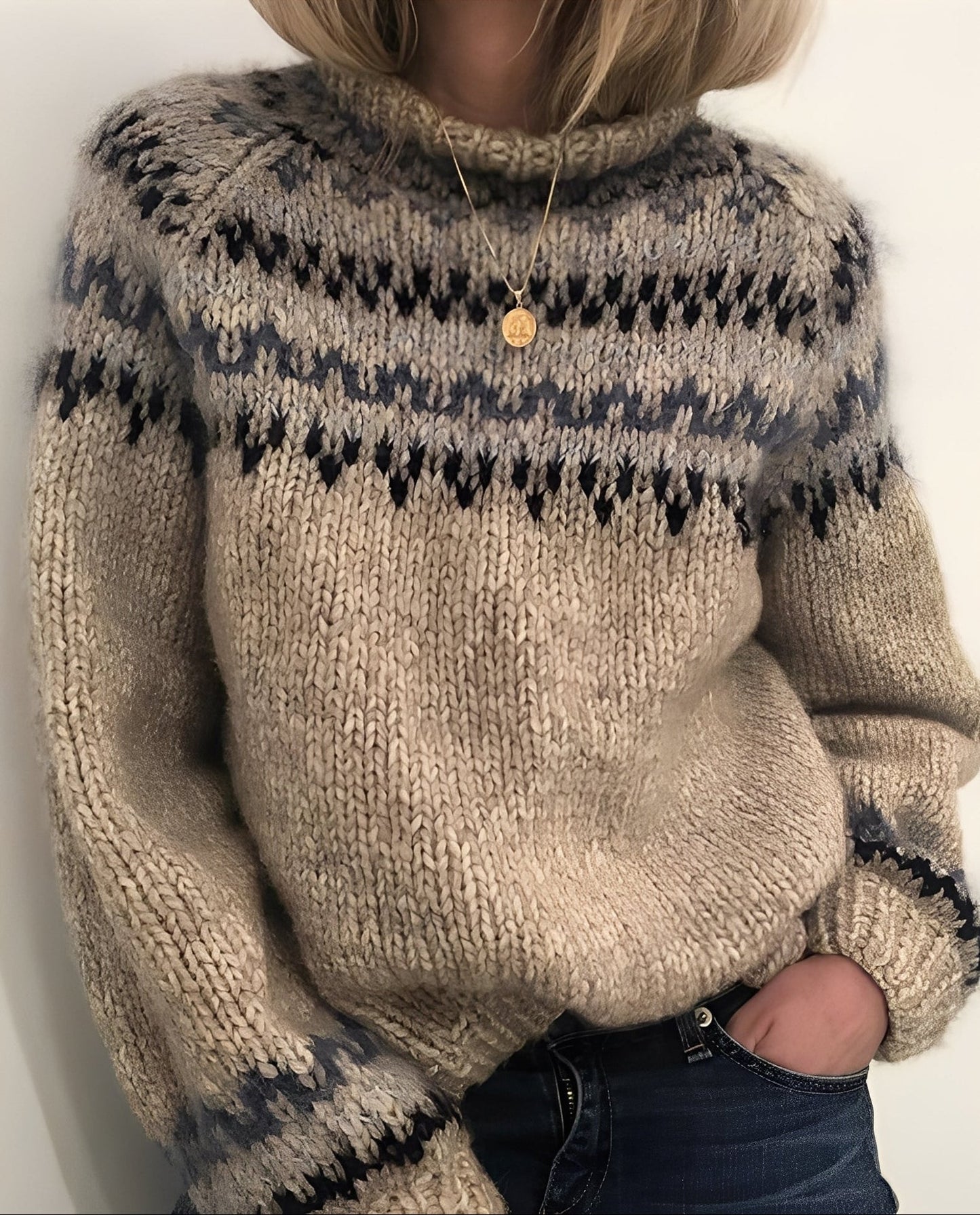 Macey - Maglione spesso da donna