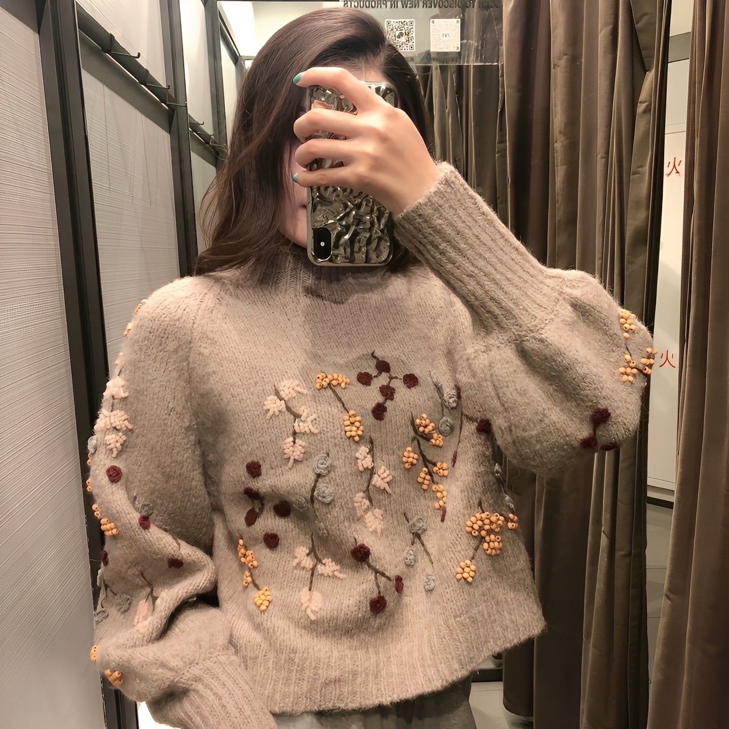 Delicia - Elegante maglione a maglia per donne