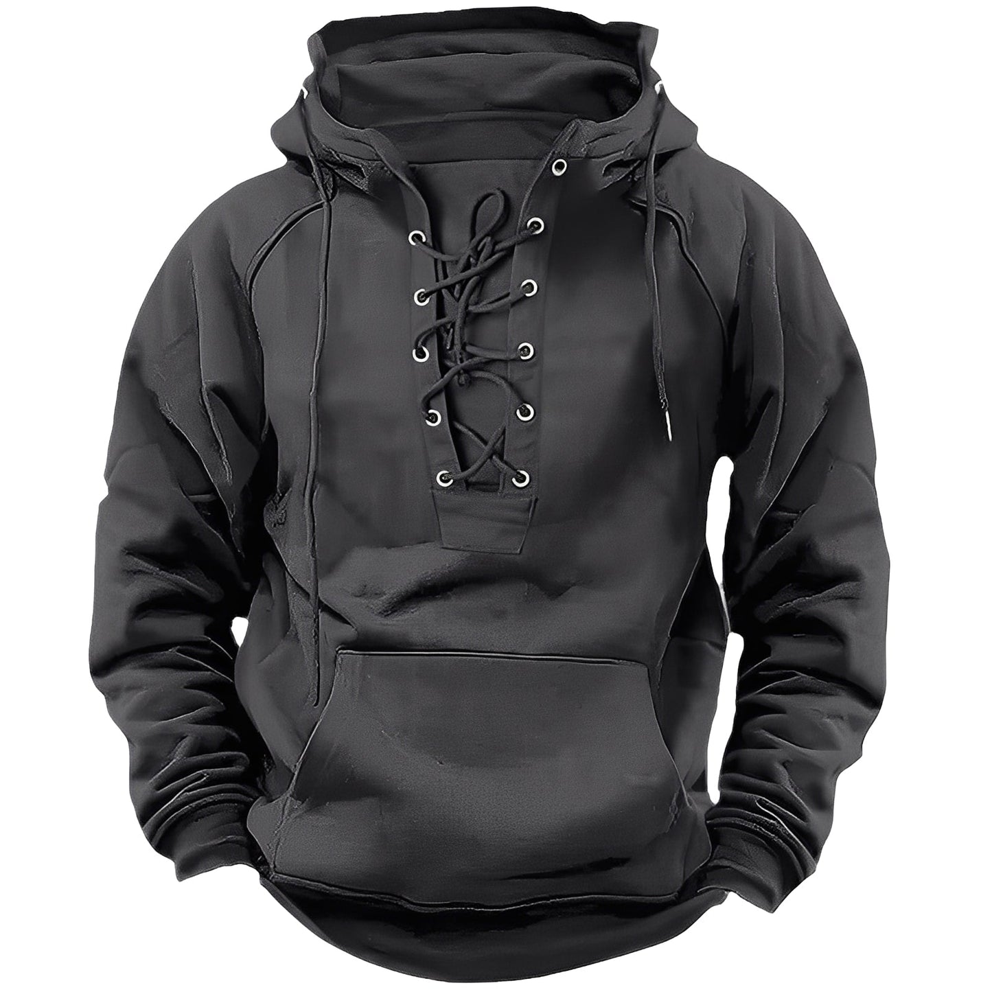 Rodney - Morbido hoodie con lacci per uomo