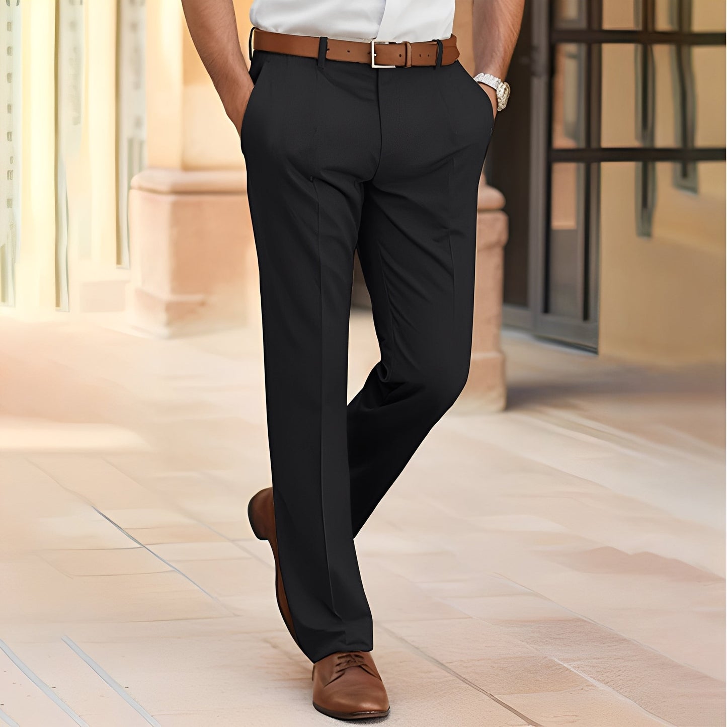 Clayton - Pantaloni eleganti da uomo per lavoro