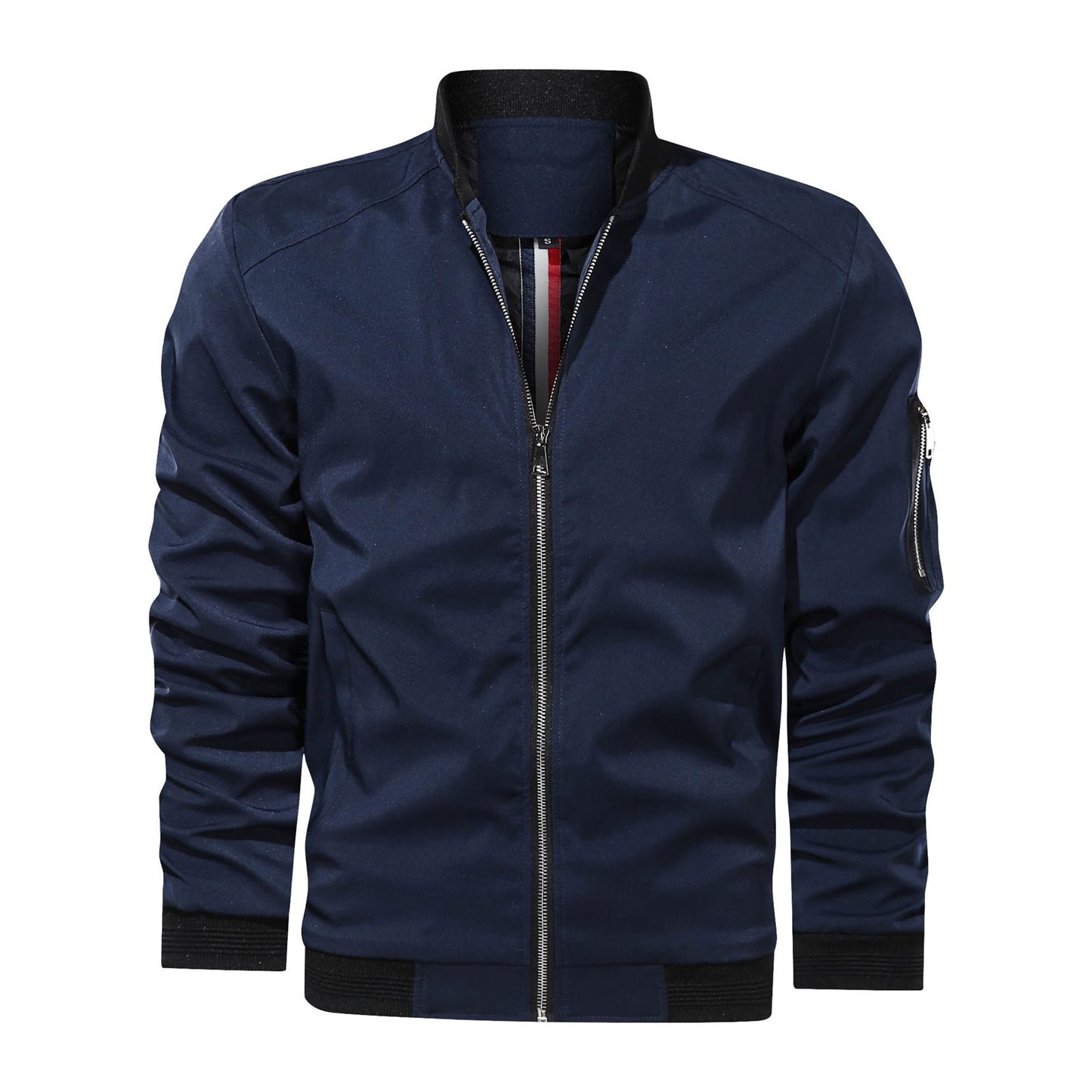 Rufus - Giacca bomber zip casual per uomini