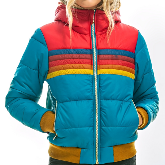 Sharon - Giacca Parka Classica con Cappuccio per Donne