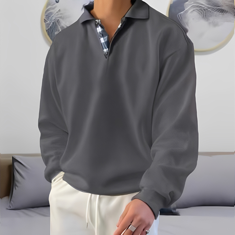 Colsen - Maglione Moderno con Zip per Uomo