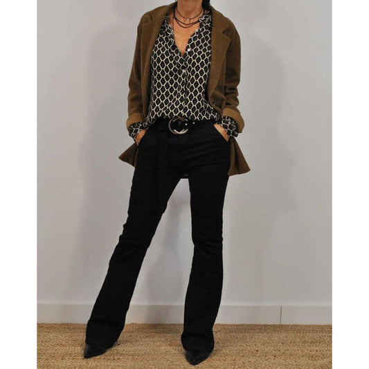Zara – Blusa casual con scollo a V