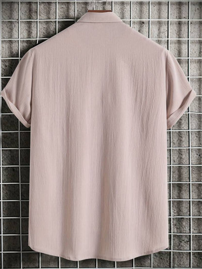 Joshua - Camicia a Maniche Corte Elegante e Senza Sforzo