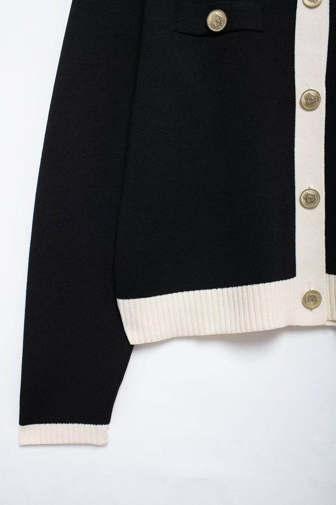 Vera - Cardigan Slim-Fit Chic Dorato