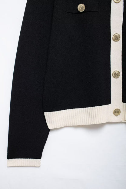 Vera - Cardigan Slim-Fit Chic Dorato