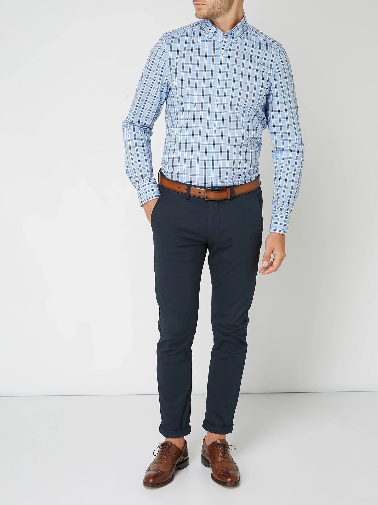 Louis – Camicia di cotone a quadri