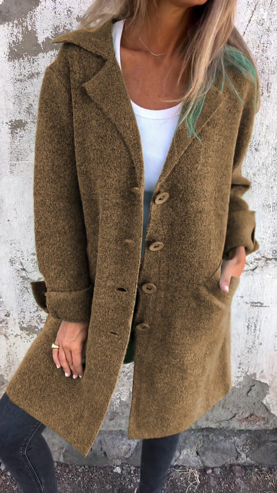 Diletta – Lungo Strickmantel
