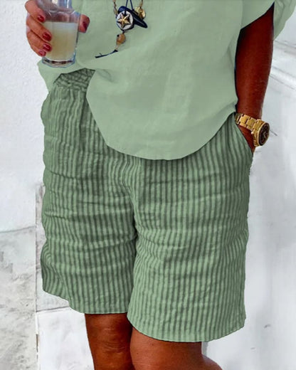 Élise – Shorts a righe