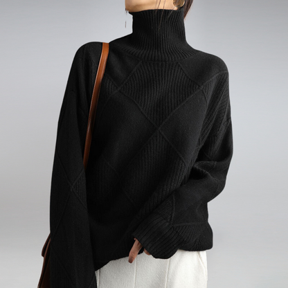 Camille – Maglione dolcevita in cashmere per donne