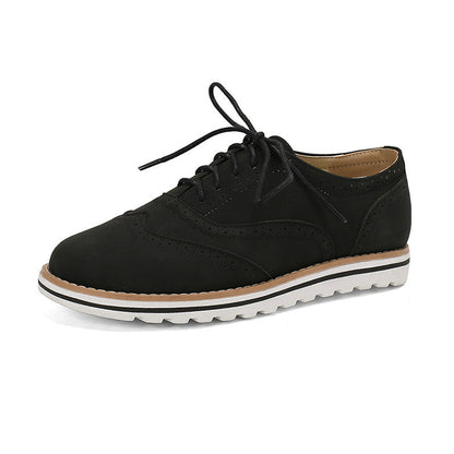Gemma - Scarpe Derby casual in pelle scamosciata per donne