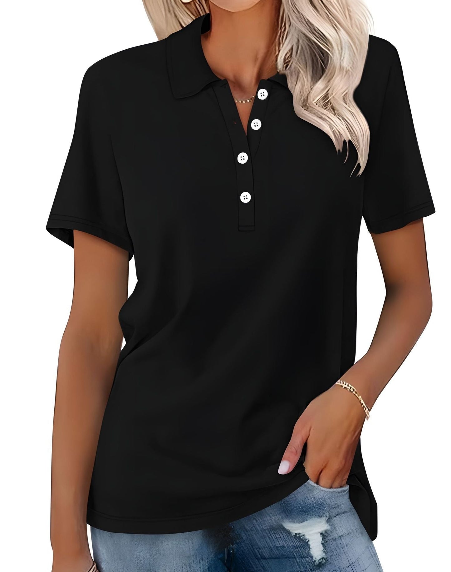 Stella - Polo casual aderente per donne
