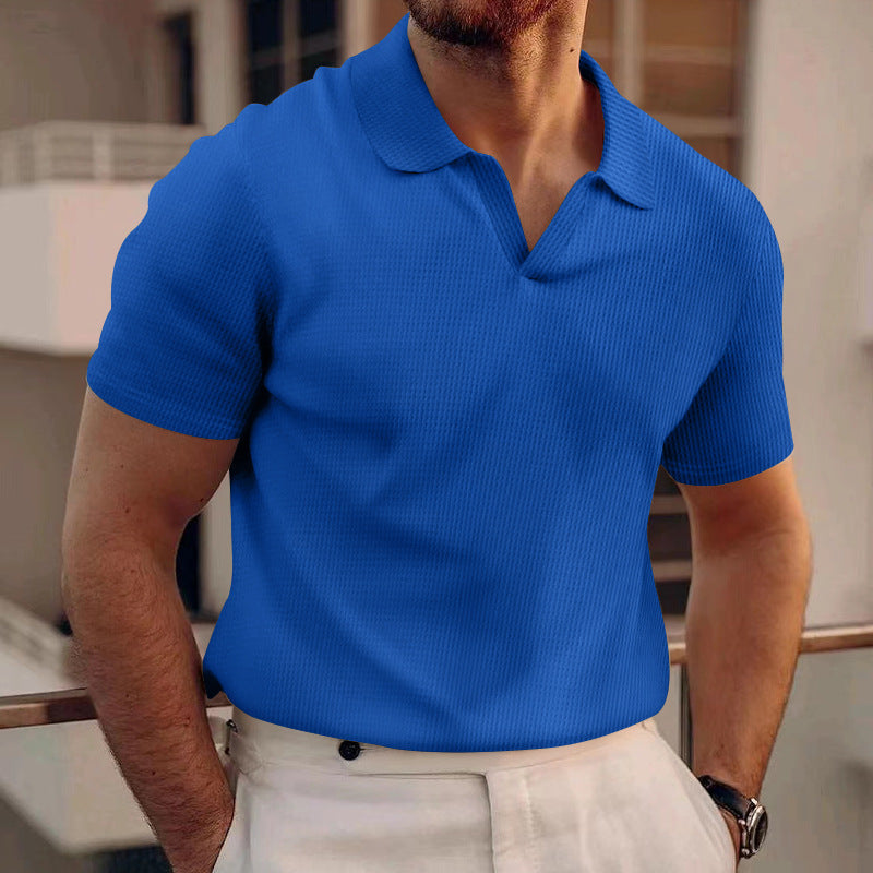 David - Polo Leggera a Nido d'Ape per Uomo