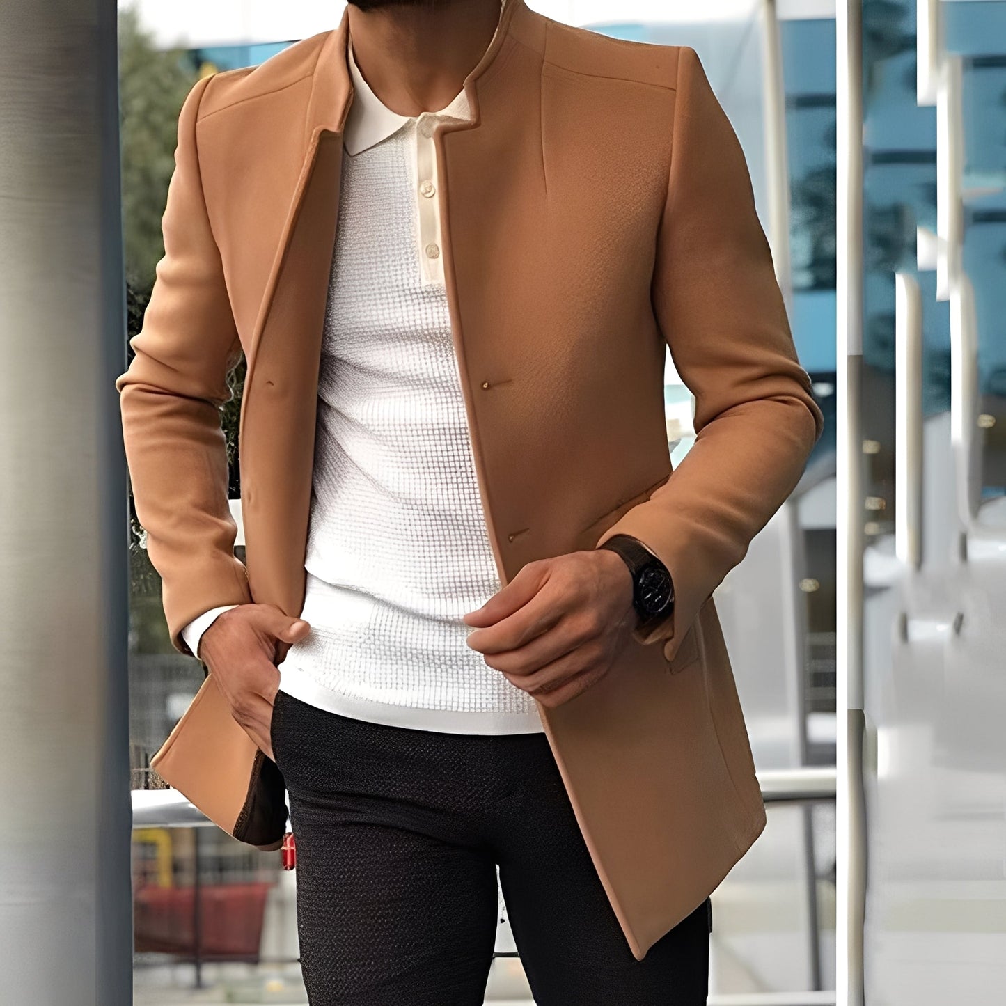 Joshua - Élégante veste ajustée pour hommes