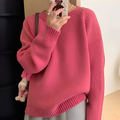 Roxanna - Pullover Oversize Semplice per Donne