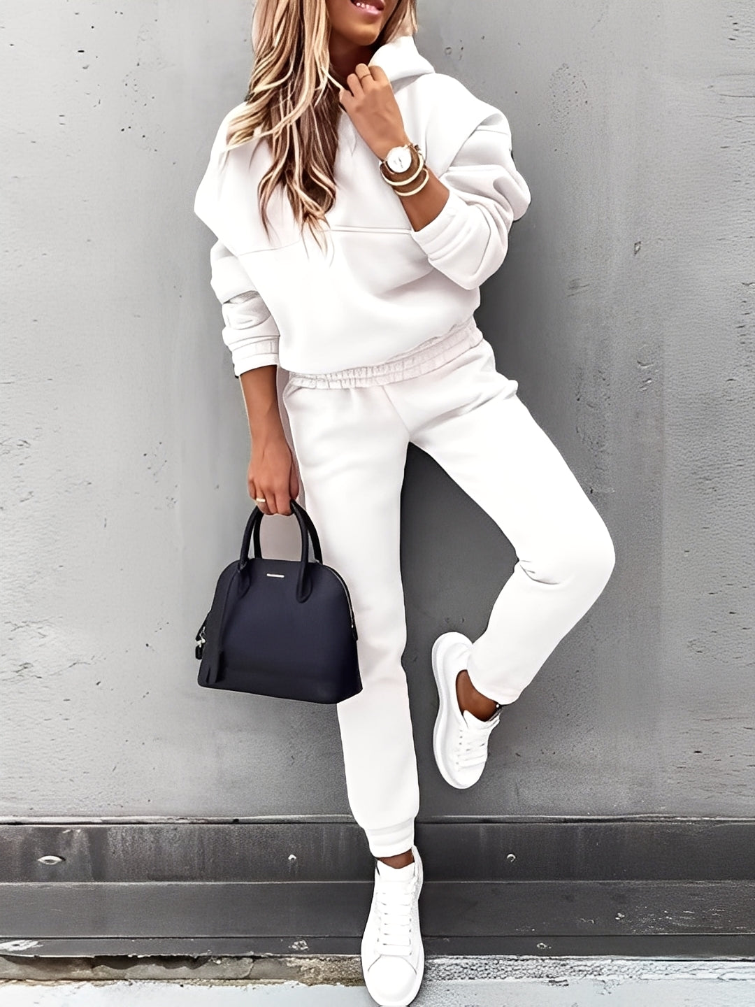 Dianna - Set da jogging elegante con cappuccio per donne