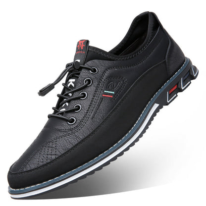 Aaron - Scarpe comode da uomo in pelle antisdrucciolo