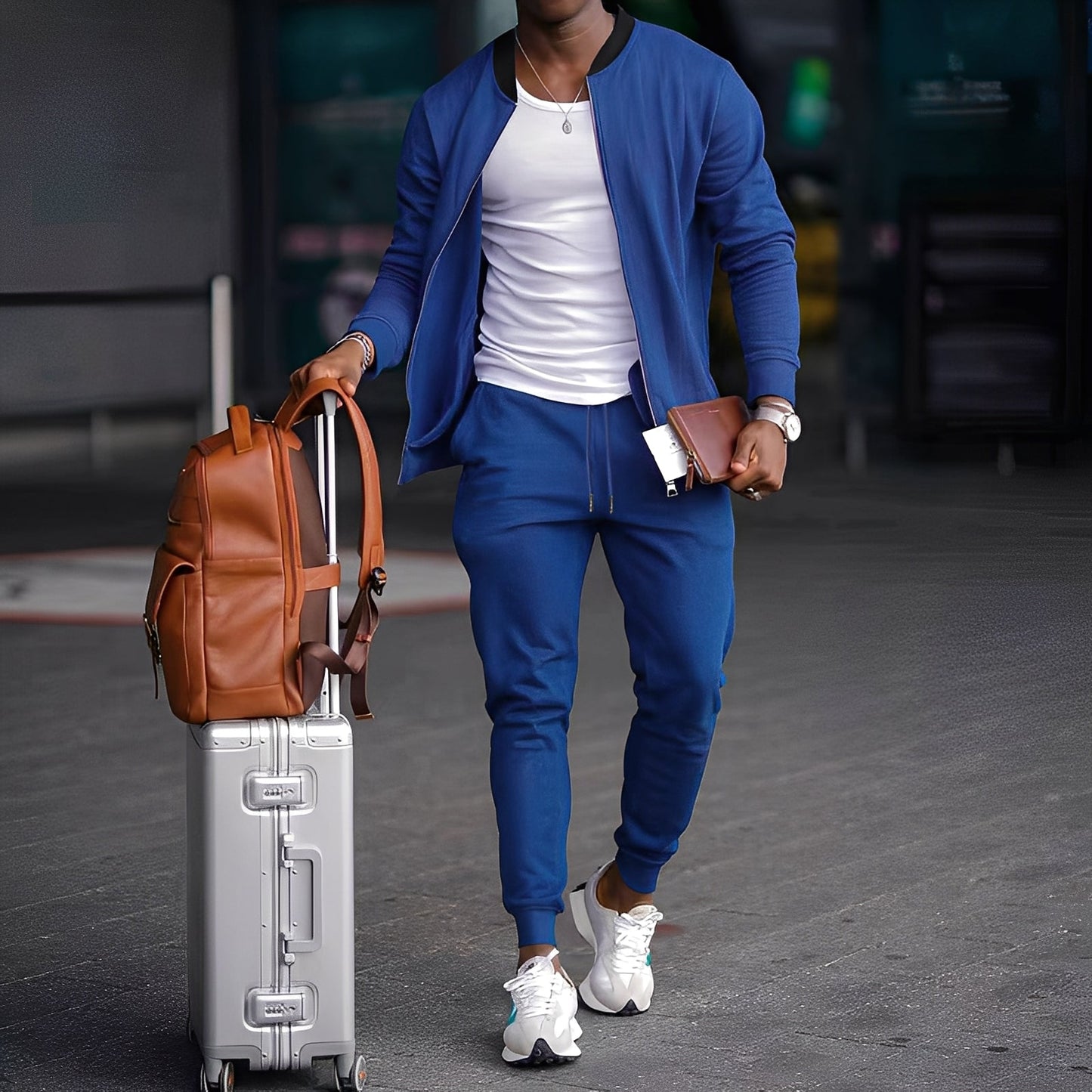Dillon - Set semplice di giacca e pantaloni per uomo