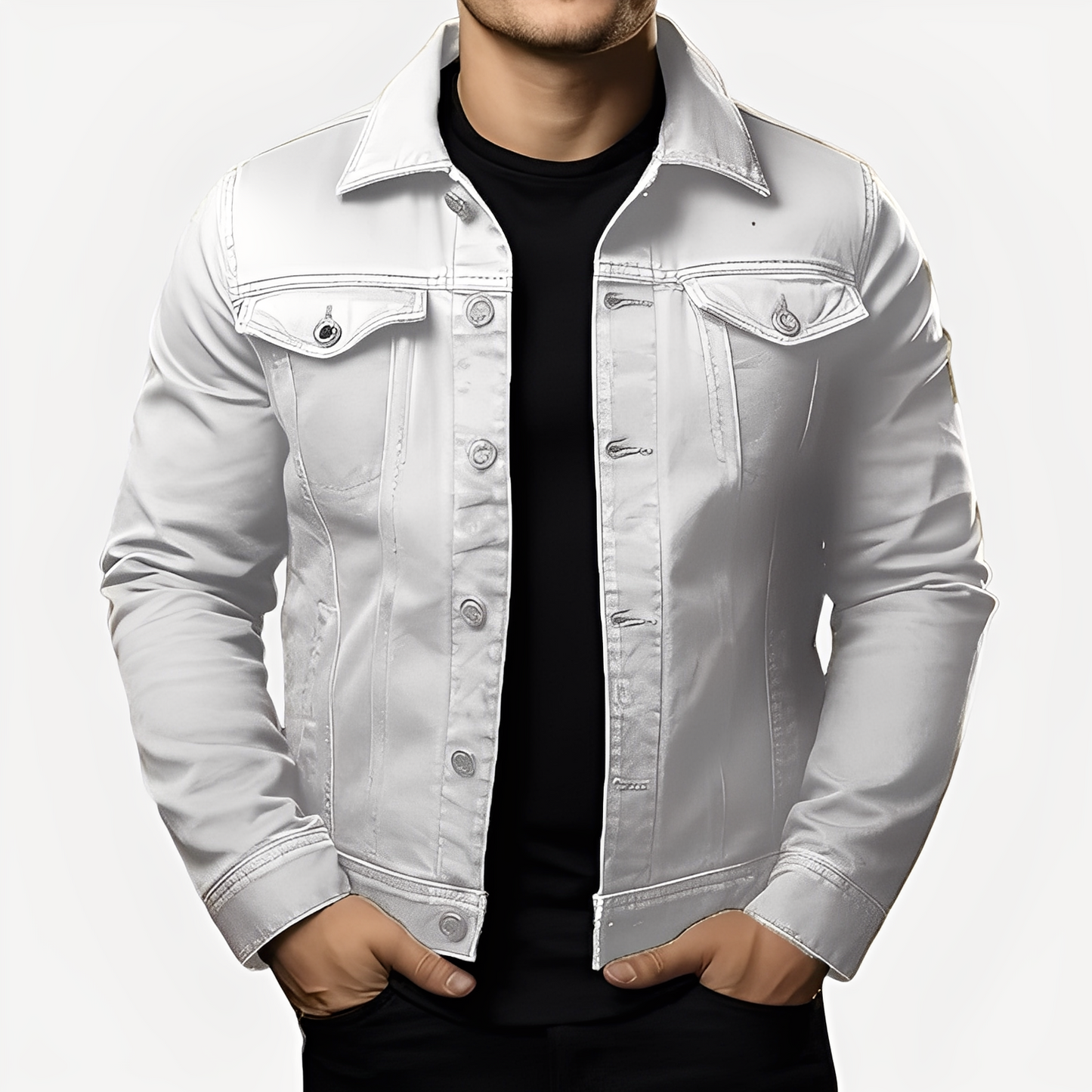 Smith - Giacca classica e spessa per uomo