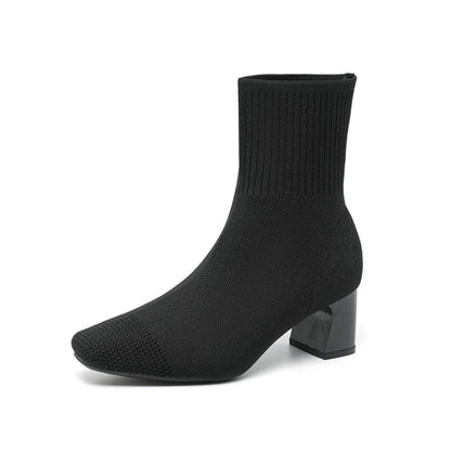 Elisha - Stivaletti caldi casual con tacco per donne