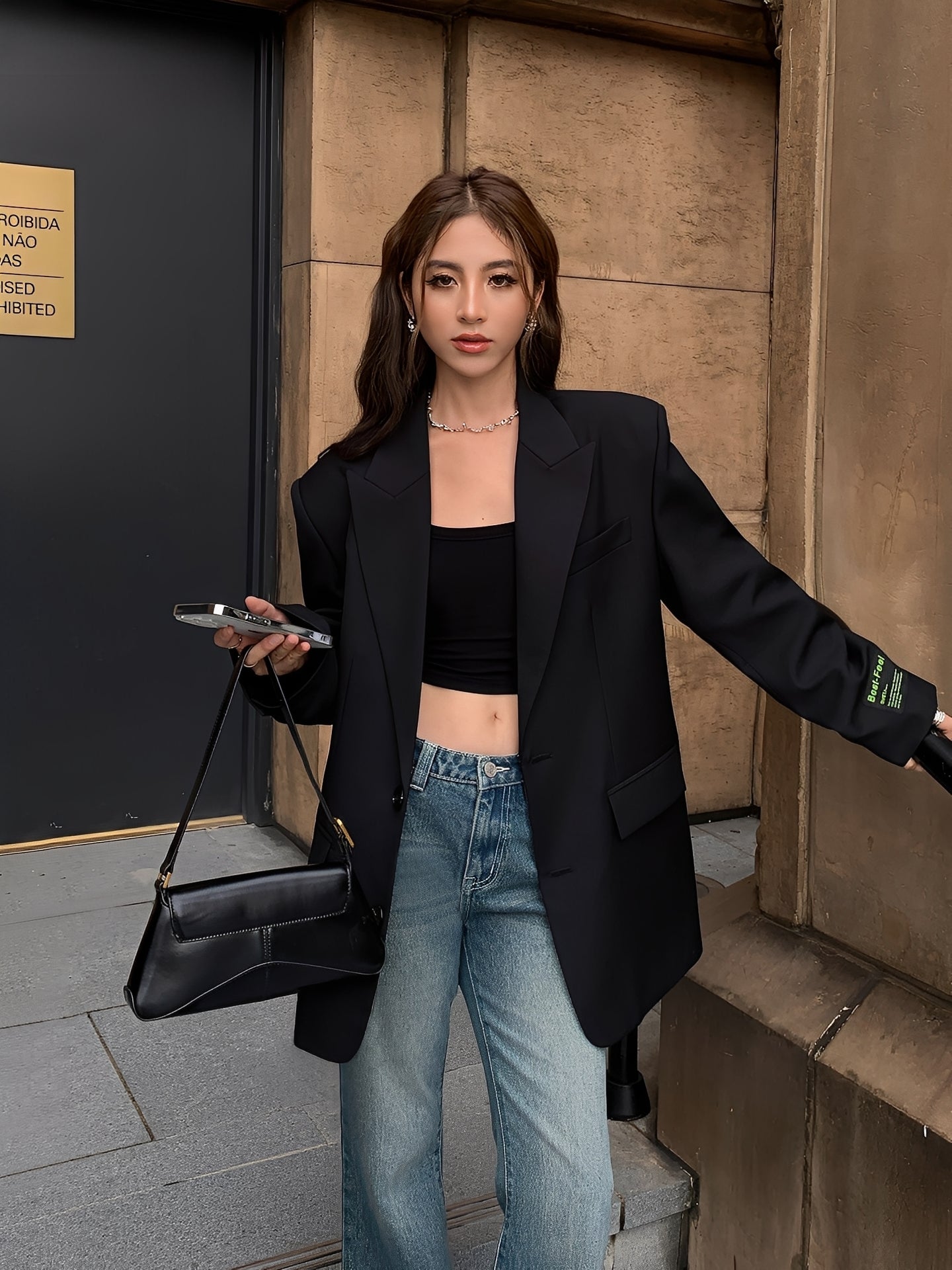 Maddison - Blazer classico ed elegante oversize per donne