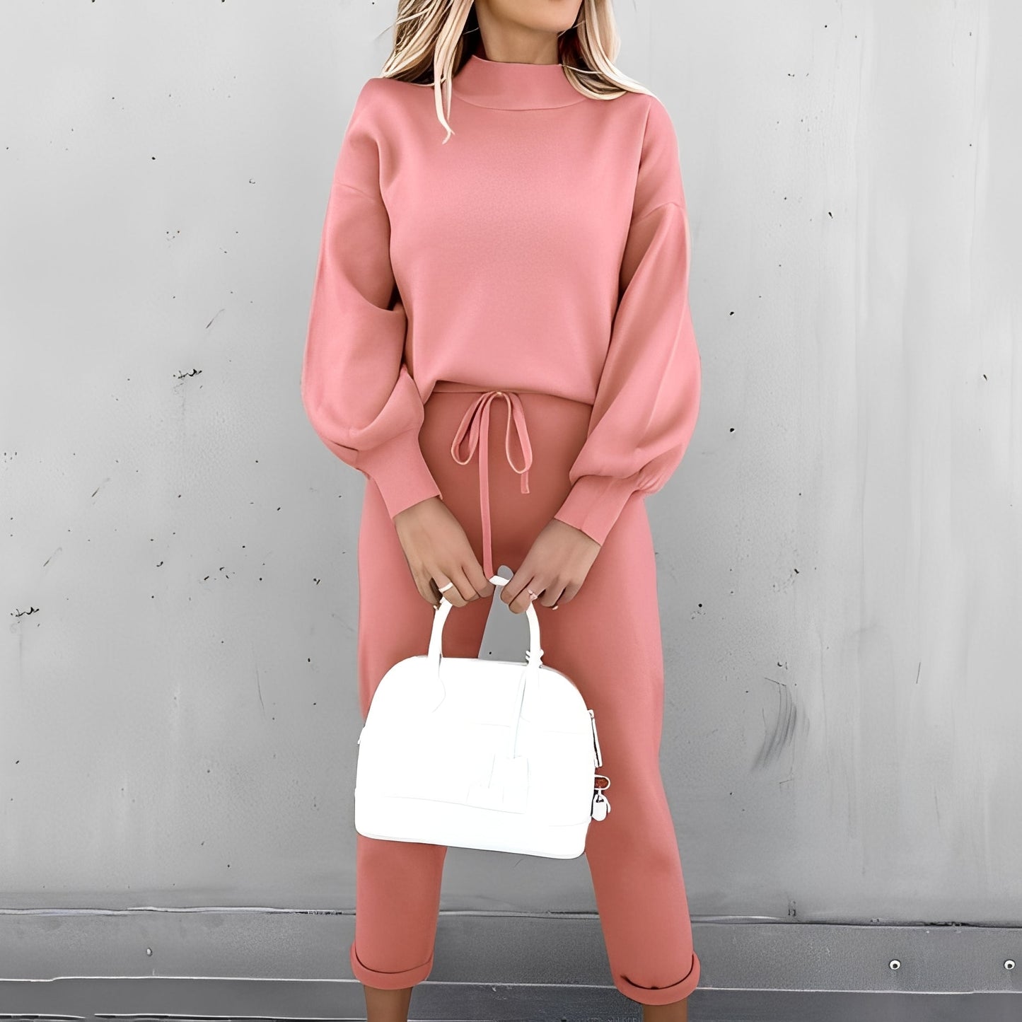 Quincey - Set di tuta morbida e casual per donna