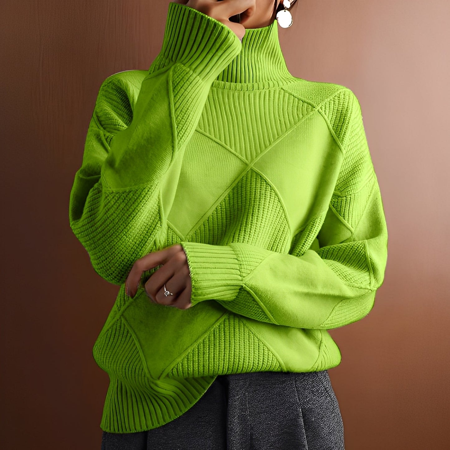 Morgan - Maglione dolcevita in cashmere elegante per donne