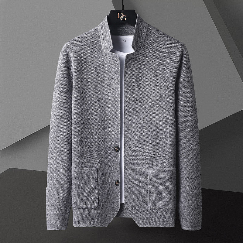Elsdon - Cardigan da uomo elegante e leggero con tasche