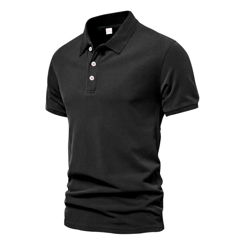 Evans - Polo da uomo casual a maniche corte