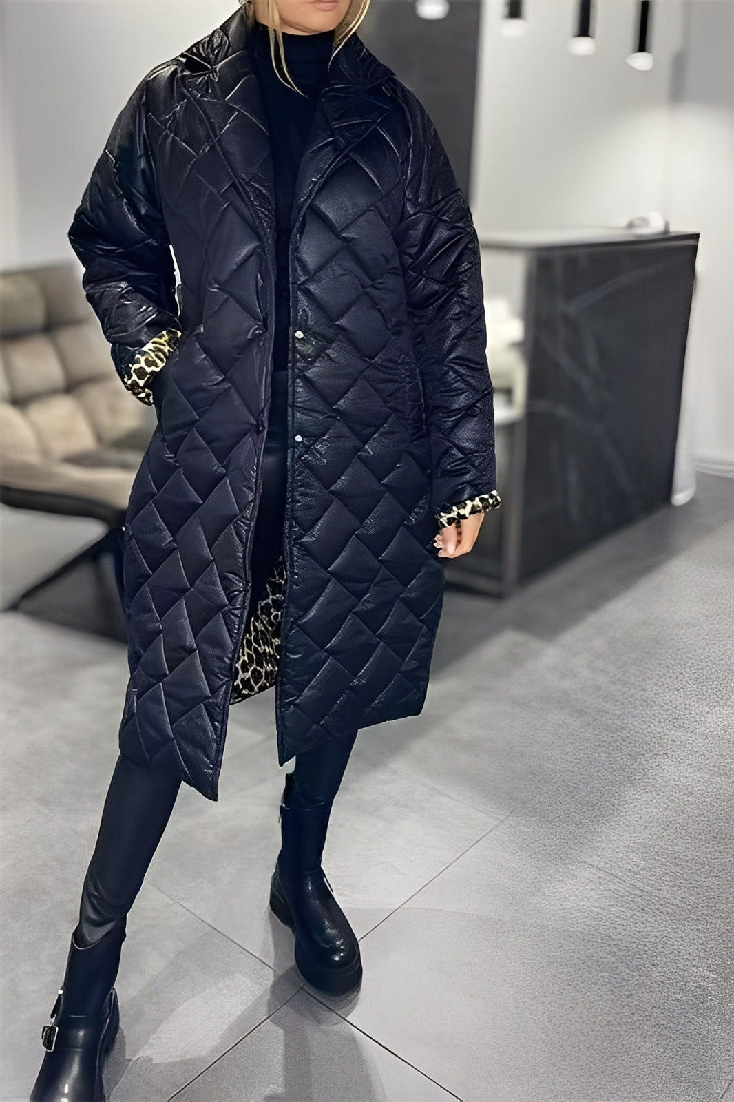 Beverly - Elegante giacca a piumino larga per donne