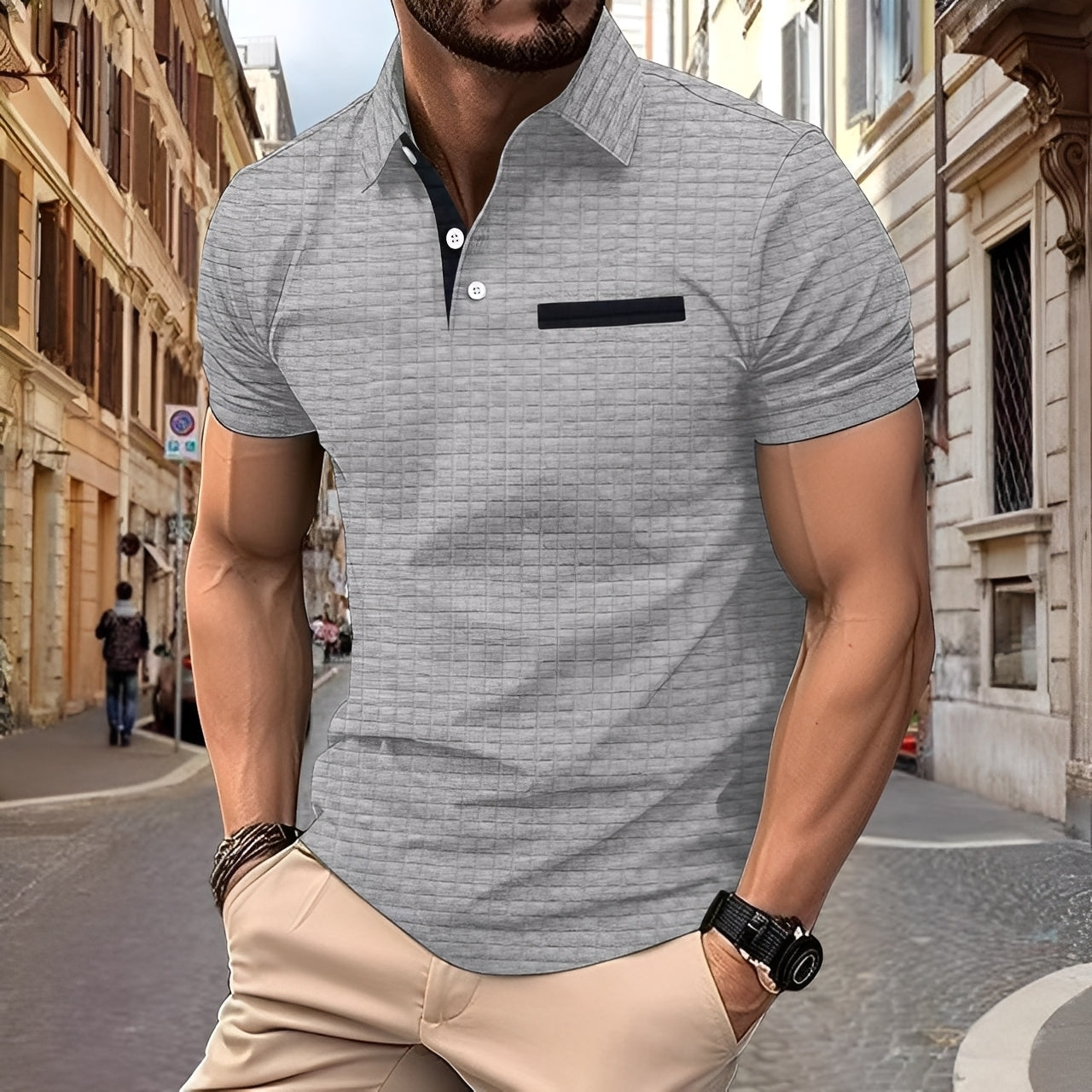 Benson - Polo Elegante a Vestibilità Aderente per Uomo