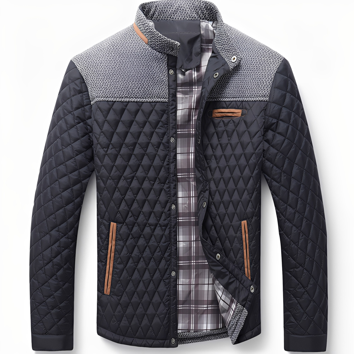 Alvin - Giacca imbottita e trapuntata casual per uomo