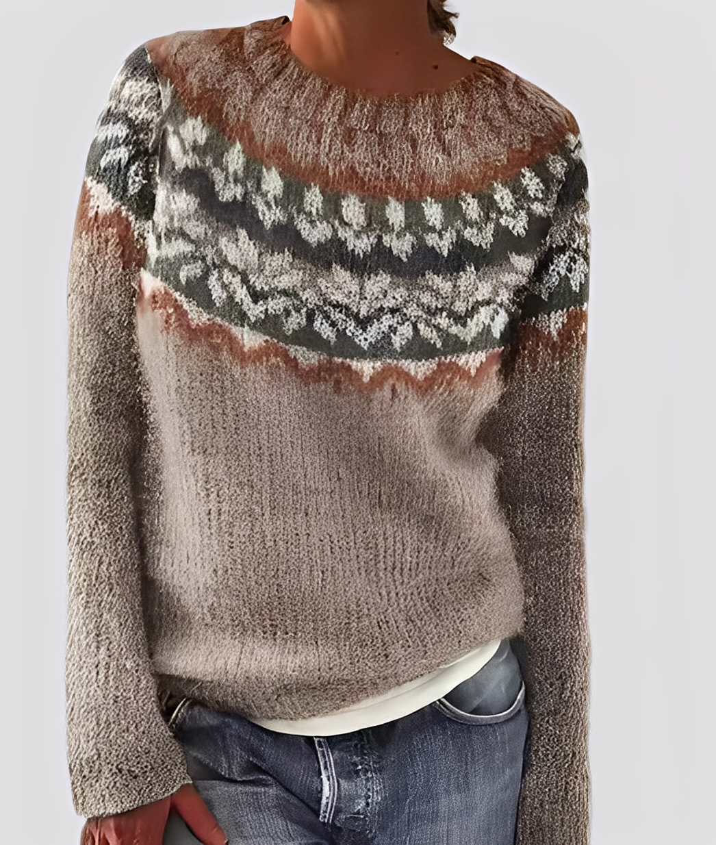 Christal - Raffinato maglione di lana dal design morbido per donne