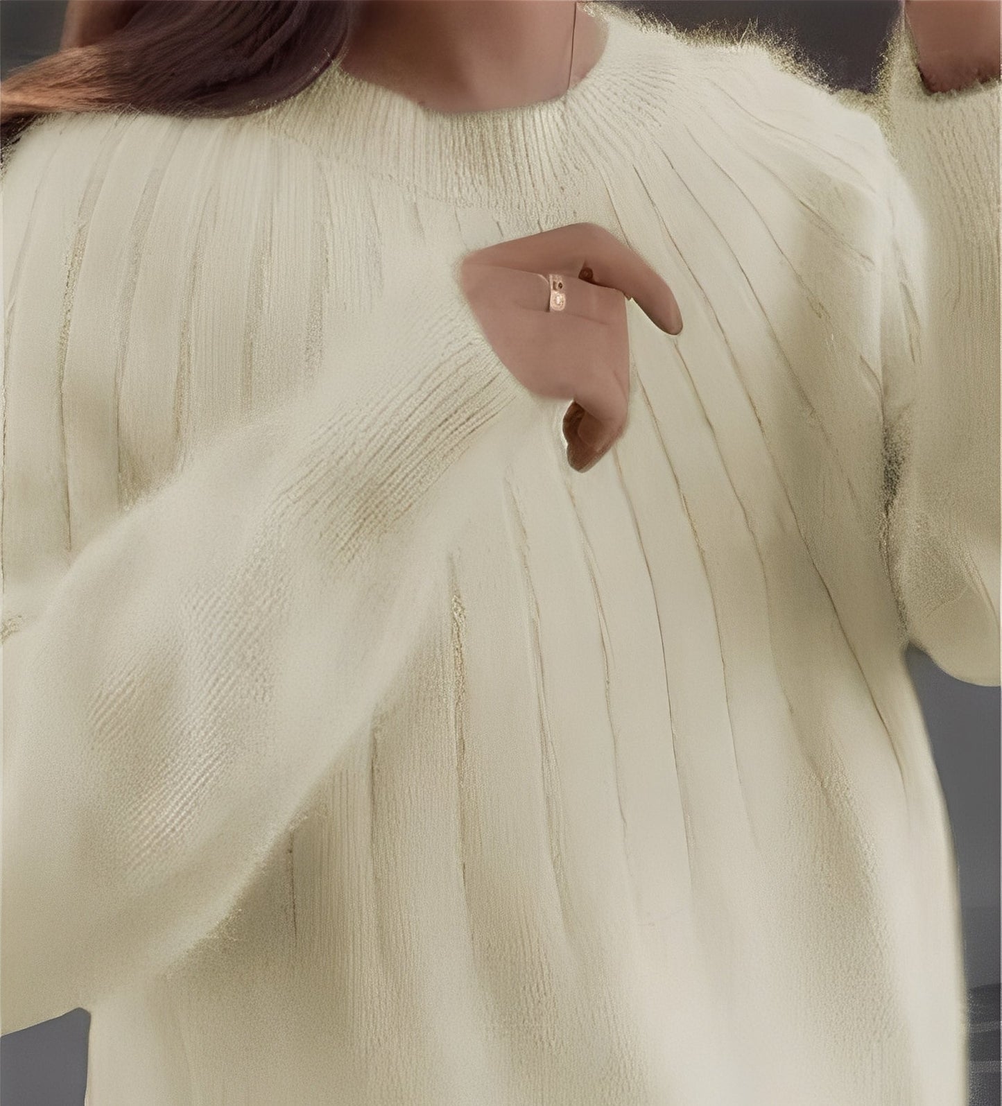 Josslyn - Elegante pullover in cashmere a taglio morbido per donne