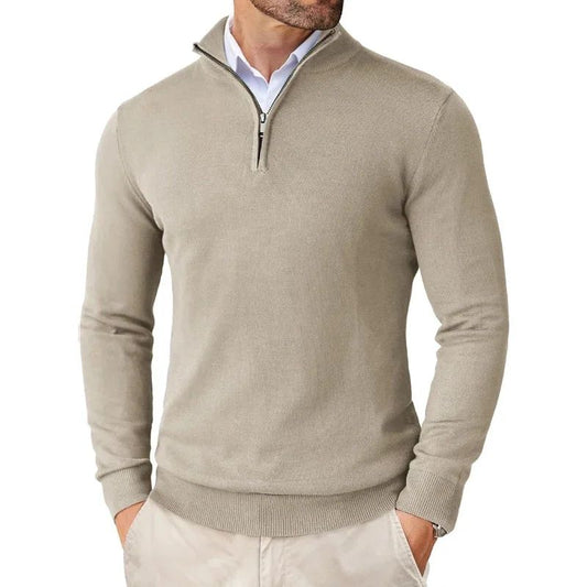 Bowen - Maglione Moderno con Zip per Uomo