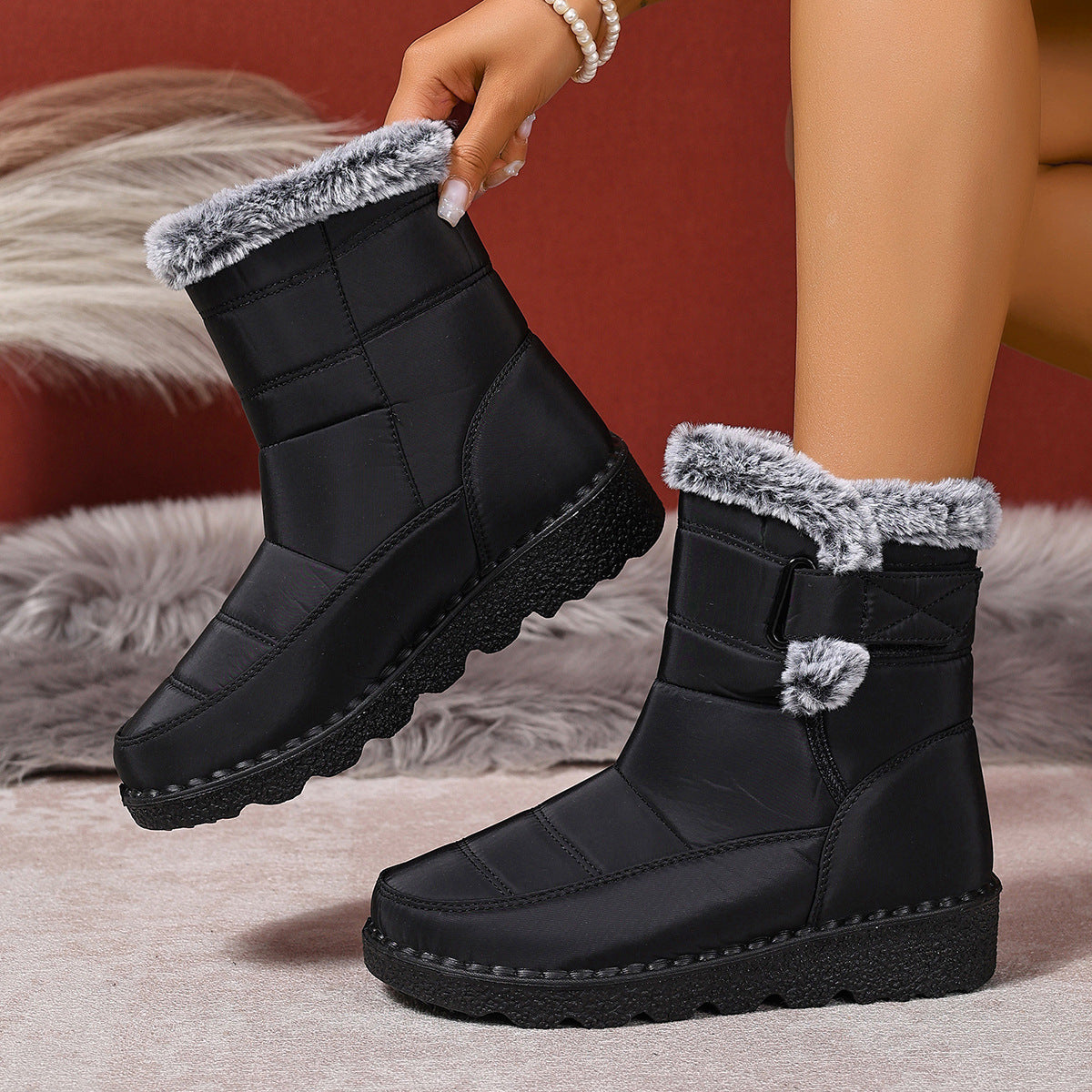 Denise - Stivali invernali casual impermeabili per donne