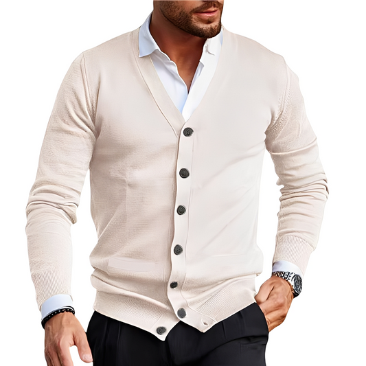 Kyler - Cardigan elegante con bottoni per uomo