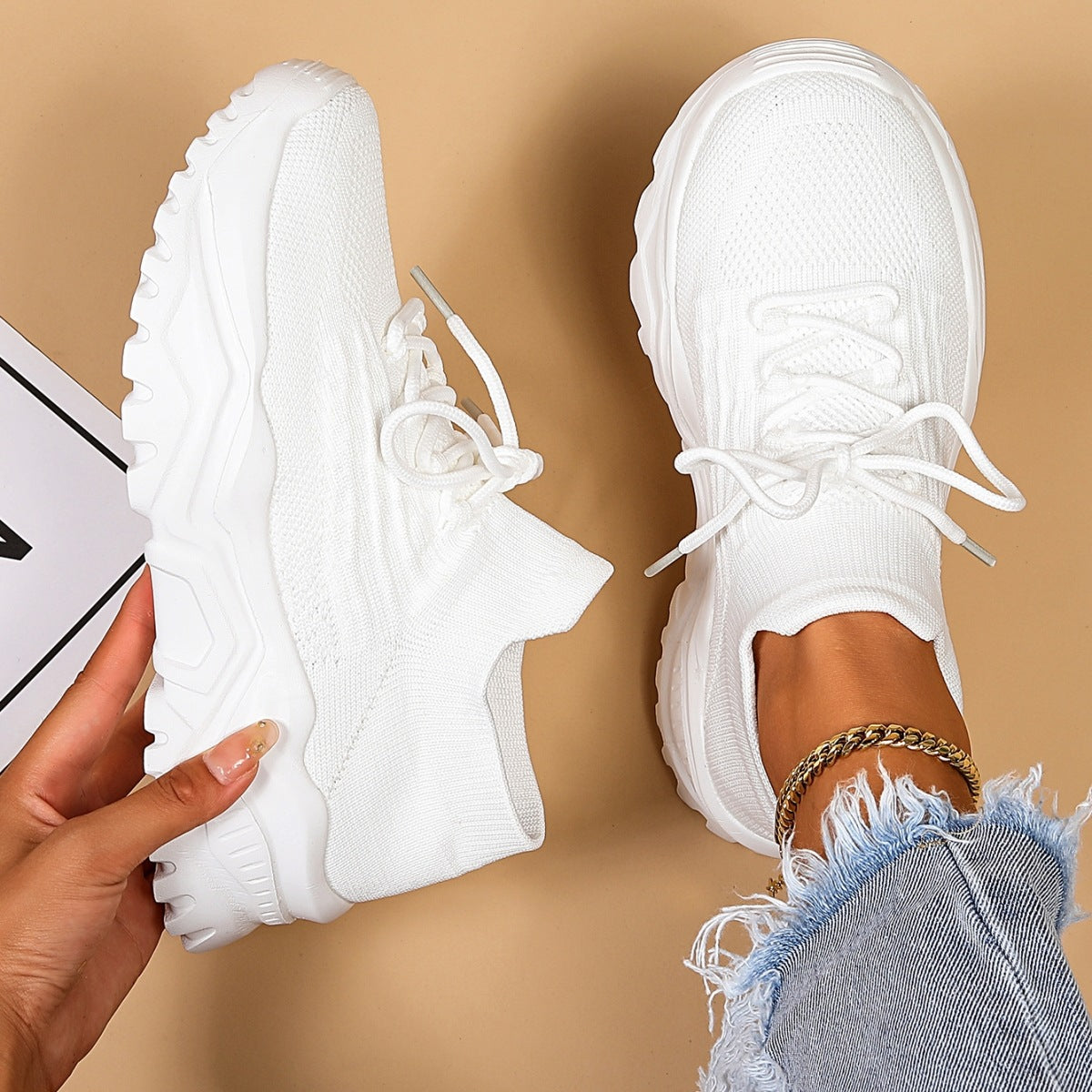 Wendi - Scarpe confortevoli e casual in tessuto leggero per donne