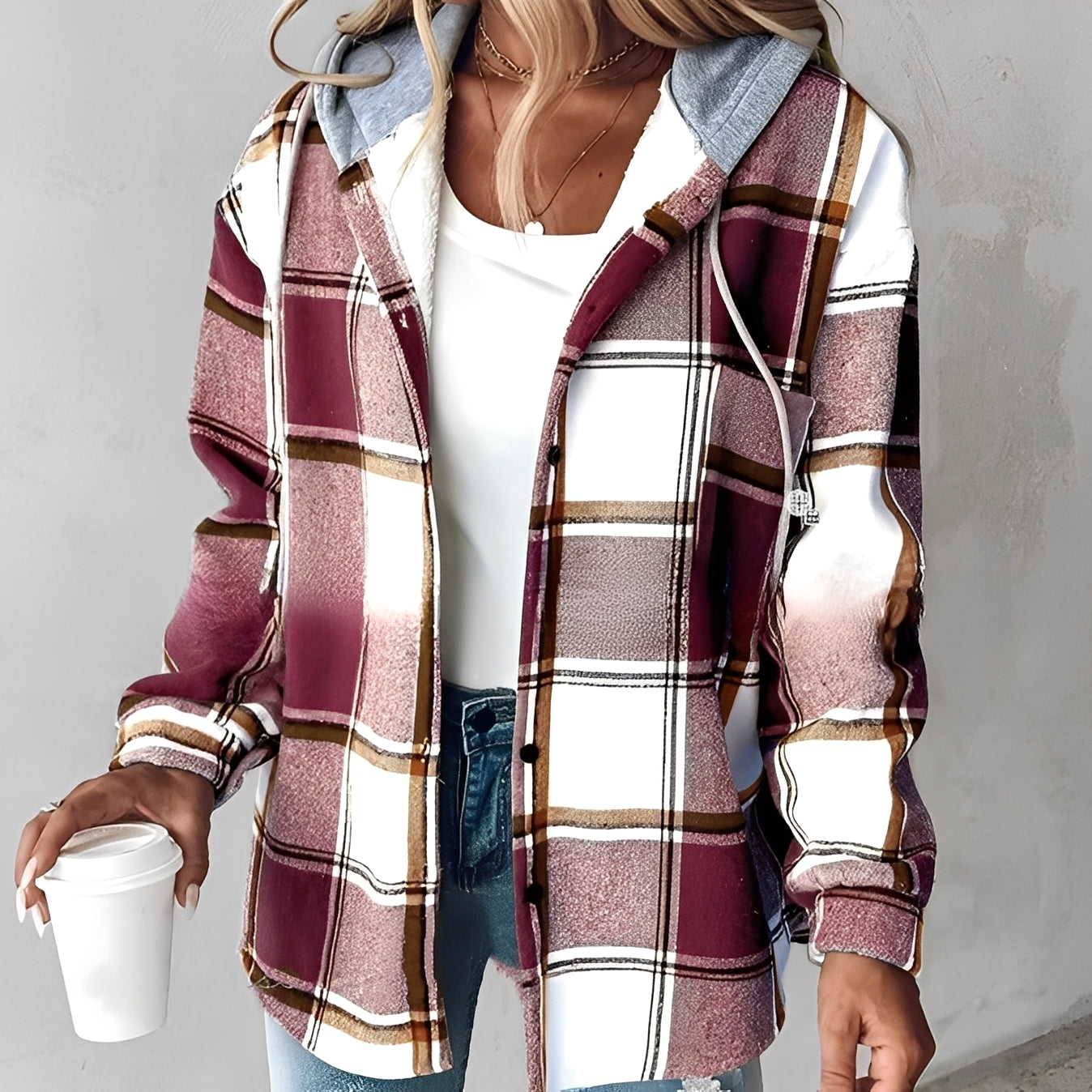 Briana - Giacca calda e casual con cappuccio per donne