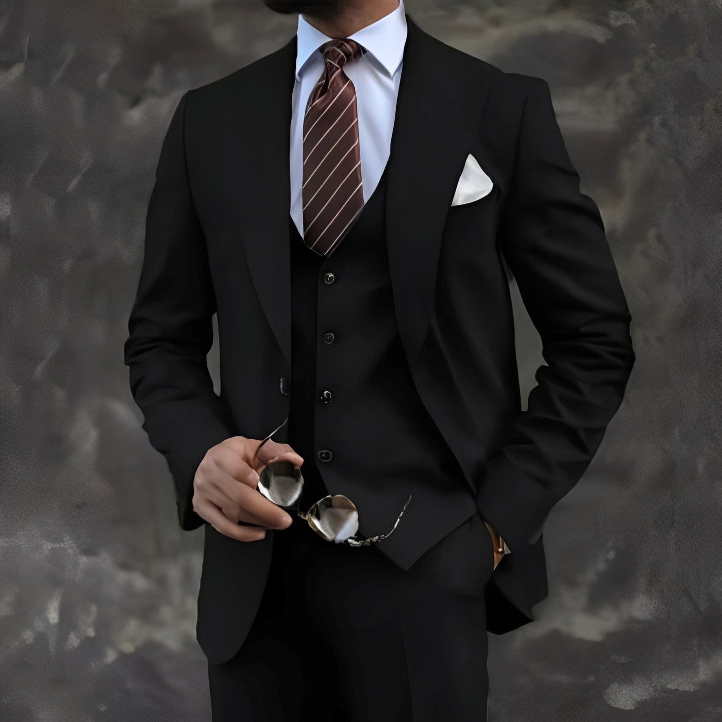 Cordell - Abito tre pezzi elegante e formale per uomini