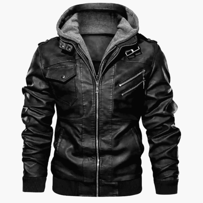 Dominic – Giacca Moto Urban Style in Ecopelle