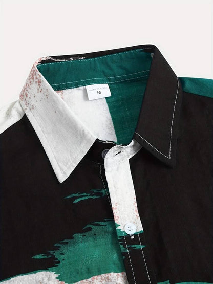 Kenneth - Camicia Casual a Maniche Corte con Stile Fresco
