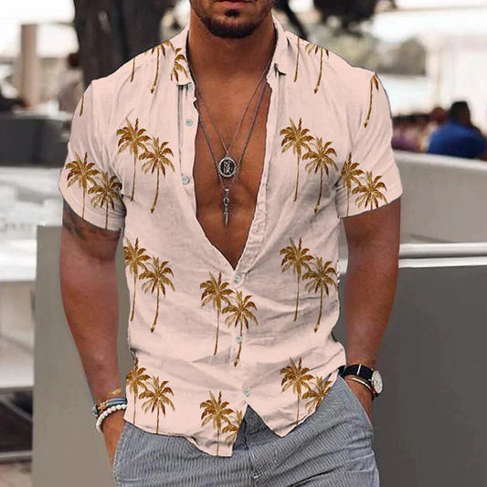 Zion - Camicia in Lino Palm Breeze