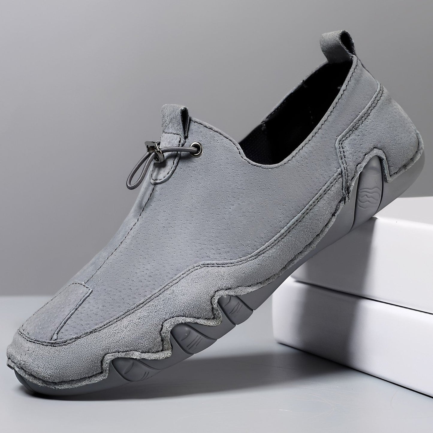 Everard - Elegante, pantofole in pelle per uomini da indossare liberamente