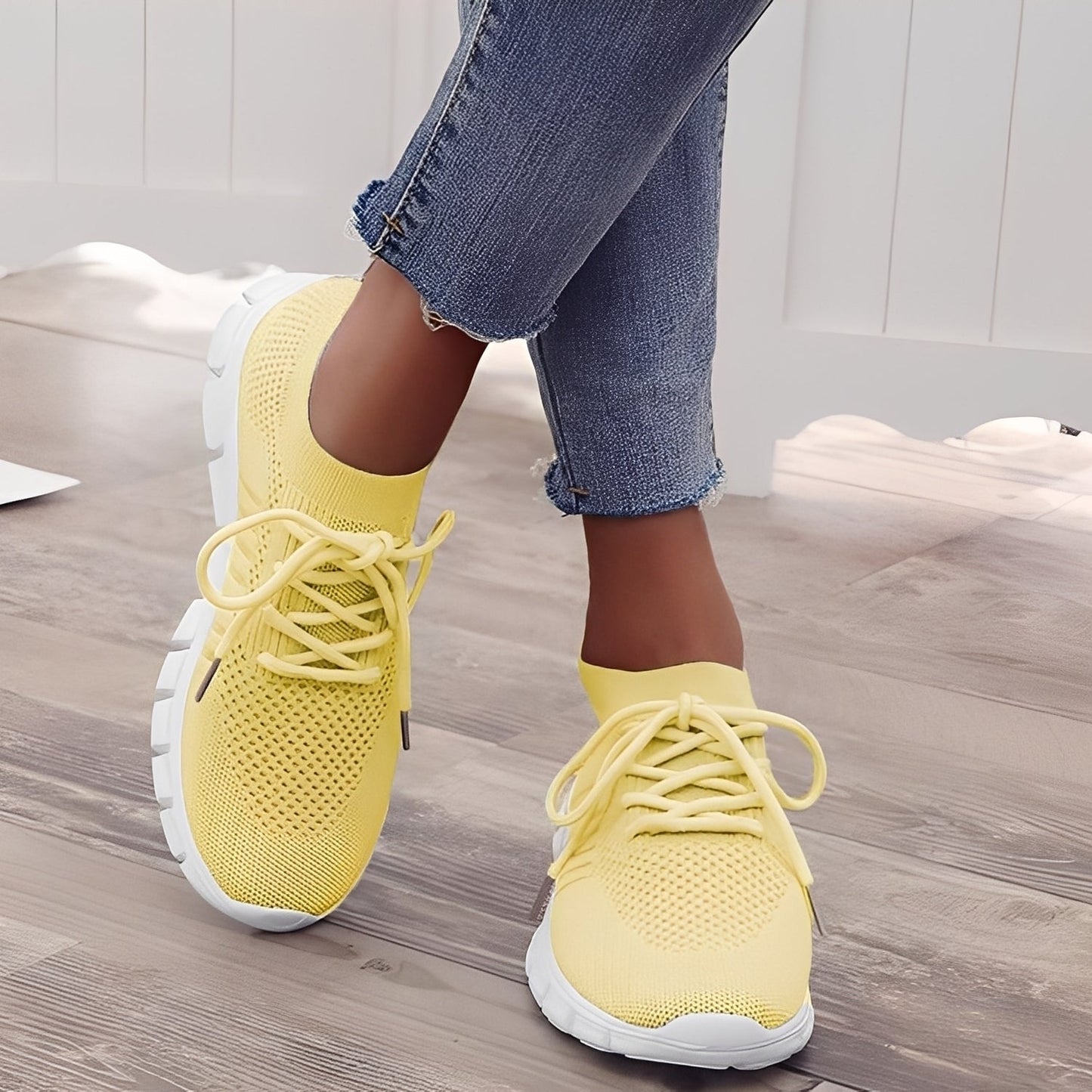 Caroline - Scarpe da donna casual in rete intrecciata