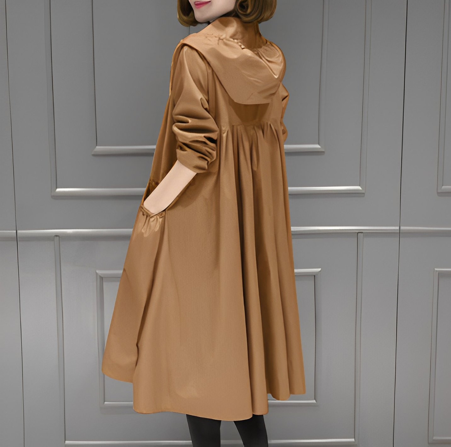 Margarette - Stile impermabile con cappuccio per donne