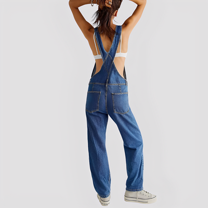 Mildred - Classica tuta di jeans con vestibilità rilassata per donne